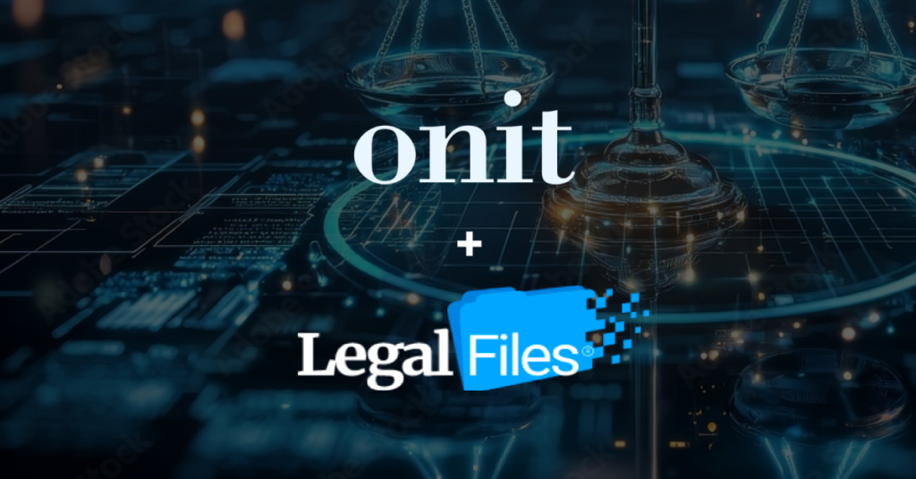 Onit, a leader in AI-enabled workflow automation for legal teams, has acquired Legal Files Software, Inc.