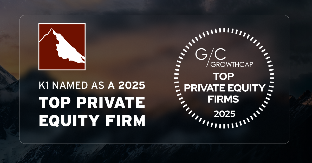 K1 Named to GrowthCap’s Top Private Equity Firms of 2025