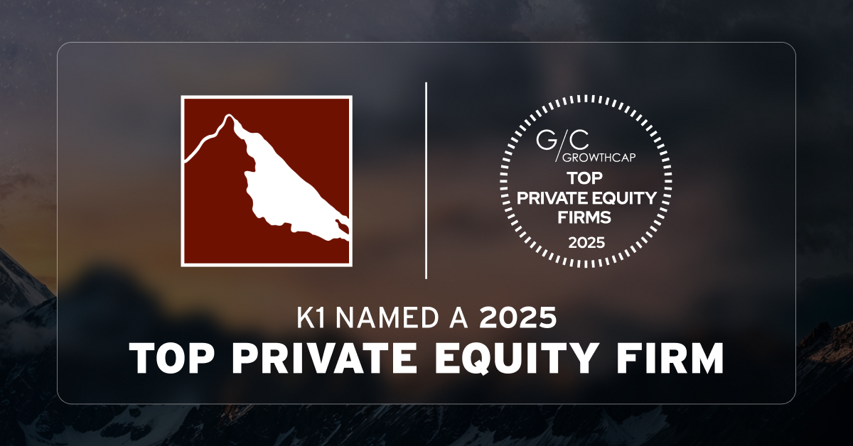 K1 Named Top Private Equity Firm of 2025 by GrowthCap